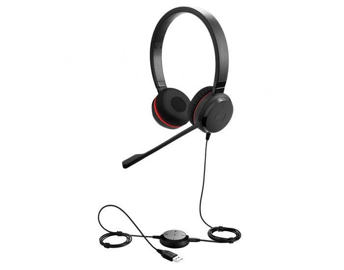 Слушалки Jabra EVOLVE 30 II стерео слушалки, MS, NC, USB & 3.5мм жак 5399-823-309
