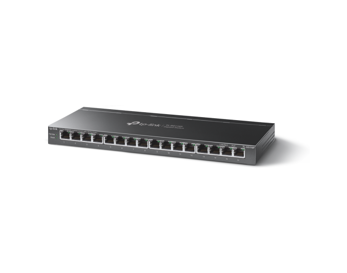16-портов гигабитов комутатор TP-Link TL-SG116P с 16-портов PoE+