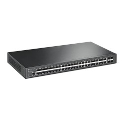 48-портов Gigabit L2 управляем комутатор TP-Link JetStream TL-SG3452 с 4 SFP слота - Офис