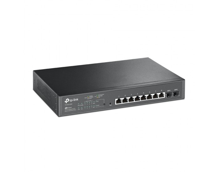 10-портов JetStream Gigabit Smart комутатор TP-Link TL-SG2210MP с 8 PoE+ порта