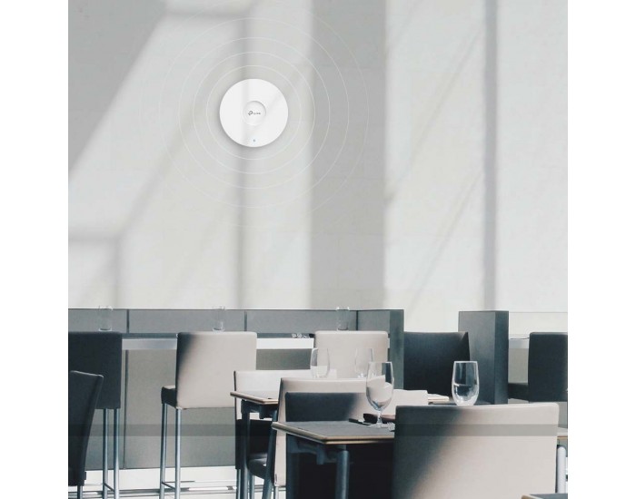 Точка за достъп TP-Link Omada EAP613 AX1800 Ceiling Mount WiFi 6