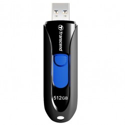 Памет Transcend 512GB, USB3.1, Pen Drive, Capless, Black - Офис техника