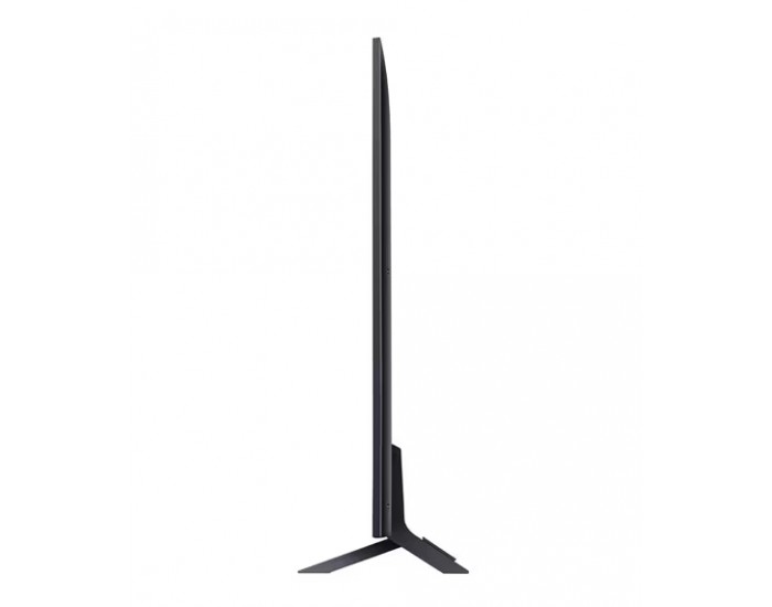 Телевизор LG 65QNED80T3A, 65" 4K QNED HDR Smart TV, 3840x2160, DVB-T2/C/S2, Alpha 5 AI 4K Gen7, HDR 10 PRO, webOS 24 ThinQ, 4K Upscaling, WiFi 5, Voice Controll, Bluetooth 5.1, AirPlay 2, LAN, CI, HDMI, SPDIF, 2 pole Stand , Silver