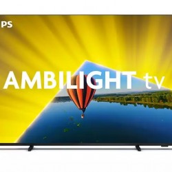 Телевизор Philips 43PUS8079/12, 43" 4K UHD LED, 3840x2160, DVB-T/T2/T2-HD/C/S/S2, 60Hz, Ambilight 3, Pixel Precise UHD, HDR+, Titan OS, Dolby Atmos, VRR, 3*HDMI, 2*USB, 802.11n, 20W RMS, Black - Офис техника