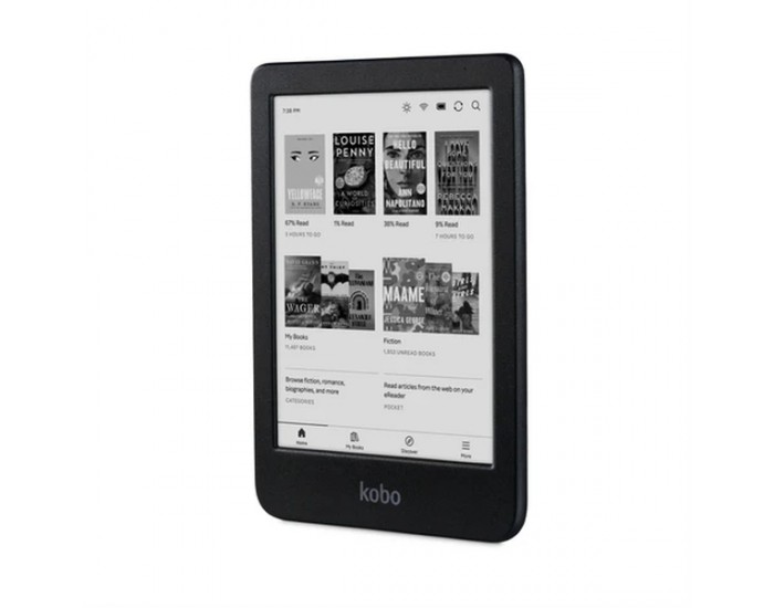 Четец за Е-книги Kobo Clara BW e-Book Reader, E Ink Carta 1300 touch screen 6 inch, 1448 x 1072 pixels, 16 GB, 1000 MHz/512 MB, 1 x USB C, Greutate 0.172 kg, Wireless, Comfort Light, 12 fonts 50 font styles 15 file formats supported natively Black Четец за Е-книги Kobo Clara BW e-Book Reader, E Ink Carta 1300 touch screen 6 inch, 1448 x 1072 pixels, 16 GB, 1000 MHz/512 MB, 1 x USB C, Greutate 0.172 kg, Wireless, Comfort Light, 12 fonts 50 font styles 15 file formats supported natively Black