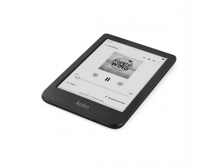 Четец за Е-книги Kobo Clara BW e-Book Reader, E Ink Carta 1300 touch screen 6 inch, 1448 x 1072 pixels, 16 GB, 1000 MHz/512 MB, 1 x USB C, Greutate 0.172 kg, Wireless, Comfort Light, 12 fonts 50 font styles 15 file formats supported natively Black Четец за Е-книги Kobo Clara BW e-Book Reader, E Ink Carta 1300 touch screen 6 inch, 1448 x 1072 pixels, 16 GB, 1000 MHz/512 MB, 1 x USB C, Greutate 0.172 kg, Wireless, Comfort Light, 12 fonts 50 font styles 15 file formats supported natively Black