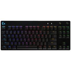 LOGITECH G PRO TKL Corded Mechanical Gaming Keyboard - BLACK - US INT'L - USB - CLICKY - Клавиатури, Мишки и Падове