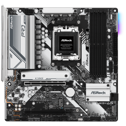 ASROCK MB Desktop B650M PRO RS, AM5, 4x DDR5, 1x PCIe 4.0 x16, 1x PCIe 3.0 x16, 1x Blazing M.2(PCIe Gen5x4), 1x Hyper M.2, 4x SATA3, RAID 0, 1, 10, 7.1 CH HD Audio, 1x HDMI, 1x DP, 2.5G LAN, 6x USB 3.2, 8x USB 2.0, 2x USB-C, mATX - Компютърни Компоненти