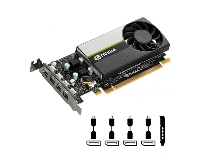 Видео карта PNY NVIDIA T1000 8GB LowProfile Видео карта PNY NVIDIA T1000 8GB LowProfile