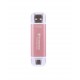 Твърд диск Transcend 512GB, USB External SSD, ESD310P, USB 10Gbps, Type C/ A, Pink Твърд диск Transcend 512GB, USB External SSD, ESD310P, USB 10Gbps, Type C/ A, Pink