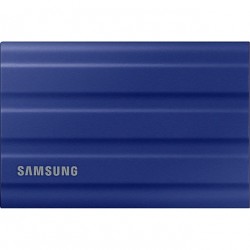 Твърд диск Samsung Portable NVME SSD T7 Shield 2TB , USB 3.2 Gen2, Rugged, IP65, Read 1050 MB/s Write 1000 MB/s, Blue - Офис техника
