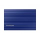 Твърд диск Samsung Portable NVME SSD T7 Shield 2TB , USB 3.2 Gen2, Rugged, IP65, Read 1050 MB/s Write 1000 MB/s, Blue