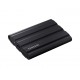Твърд диск Samsung Portable NVME SSD T7 Shield 2TB , USB 3.2 Gen2, Rugged, IP65, Read 1050 MB/s Write 1000 MB/s, Black