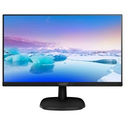 Монитор Philips 273V7QDSB, 27" Wide IPS, LED, 5ms, 1000:1, 10M:1 DCR, 250cd/m2, 1920x1080@60Hz, Tilt, D-Sub, HDMI, DVI, Black - Монитори