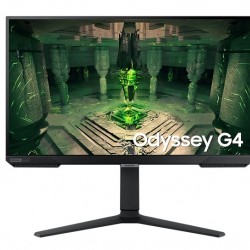 Монитор Samsung 27BG400 27" Odyssey G4, IPS, 240 Hz, 1 ms GTG, 1920x1080, 400 cd/m2, 1000:1 Contrast, Eco Saving Plus, Flicker Free, AMD FreeSync Premium, Black Equalizer, DP, 2xHDMI, Headphone Jack, Black - Офис