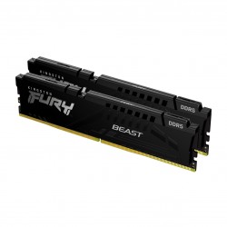 Kingston 16GB 6000MT/s DDR5 CL30 DIMM (Kit of 2) FURY Beast Black XMP, EAN: 740617343199 - Офис техника