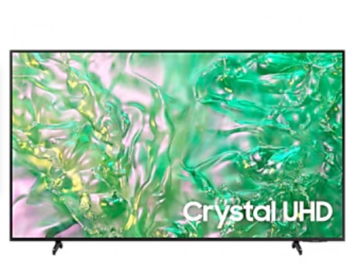 Телевизор Samsung 55" 55DU8072 AI 4K UHD LED TV, SMART, 3xHDMI, 2xUSB, Wi-Fi 5, Bluetooth 5.2, Frameless, Black
