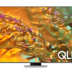 Телевизор Samsung 55'' 55Q80D AI 4K QLED , SMART, Bluetooth 5.2, Wi-Fi 5, 4xHDMI 2.1, 2xUSB, Carbon Silver - Офис техника