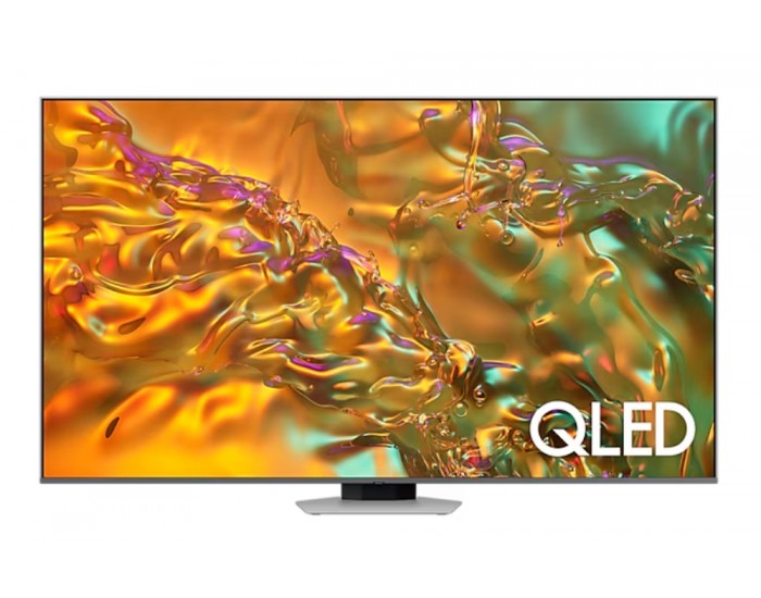 Телевизор Samsung 55'' 55Q80D AI 4K QLED , SMART, Bluetooth 5.2, Wi-Fi 5, 4xHDMI 2.1, 2xUSB, Carbon Silver