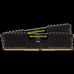 Corsair DDR4, 3600MHz 32GB 2x16GB DIMM, Unbuffered, 18-22-22-42, XMP 2.0 Vengeance LPX Black, 1.35V - Corsair