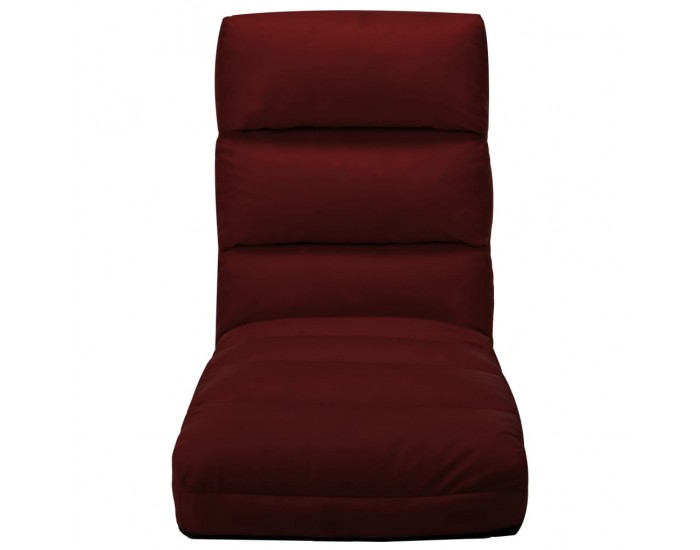 Sonata H Сгъваем подов стол, виненочервен, изкуствена кожа Sonata H Сгъваем подов стол, виненочервен, изкуствена кожа