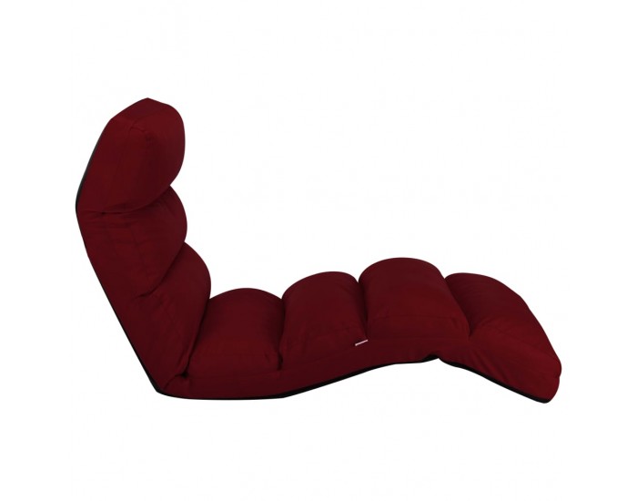 Sonata H Сгъваем подов стол, виненочервен, изкуствена кожа Sonata H Сгъваем подов стол, виненочервен, изкуствена кожа