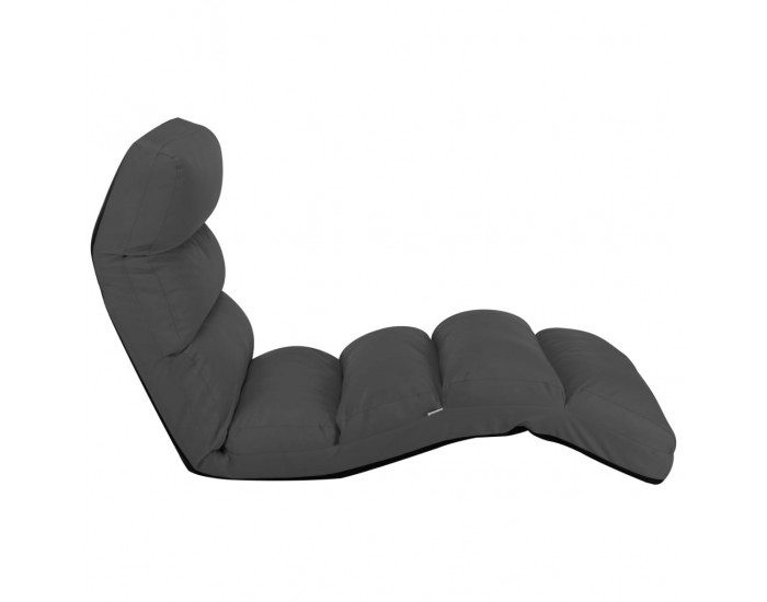 Sonata H Сгъваем подов стол, антрацит, изкуствена кожа