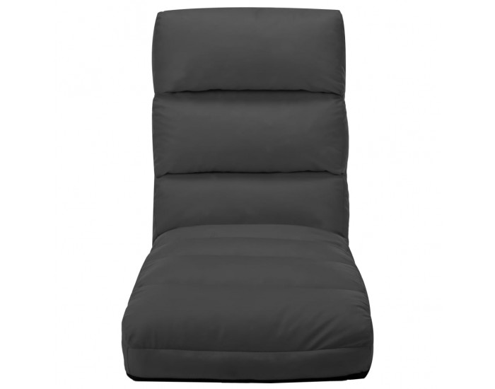 Sonata H Сгъваем подов стол, антрацит, изкуствена кожа