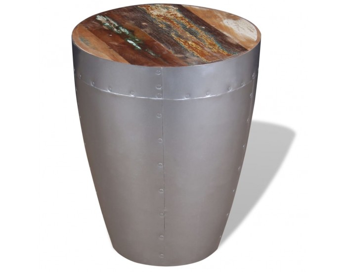 Sonata H Авиаторна табуретка, масивно регенерирано дърво