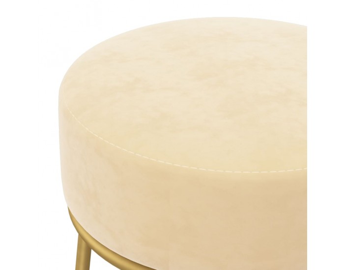 Sonata H Кръгъл хокер, кайсия, кадифе