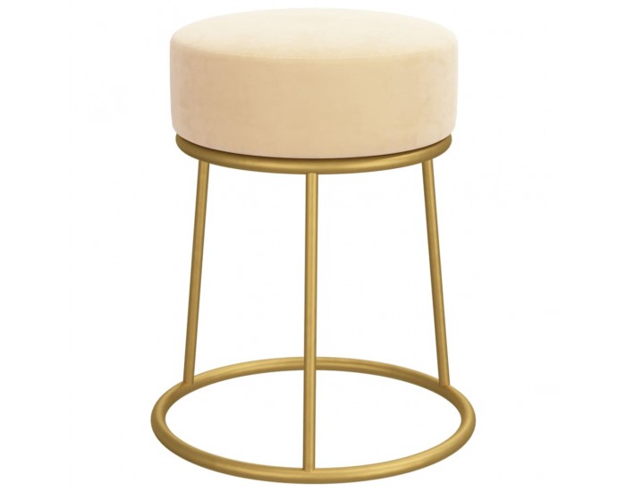 Sonata H Кръгъл хокер, кайсия, кадифе