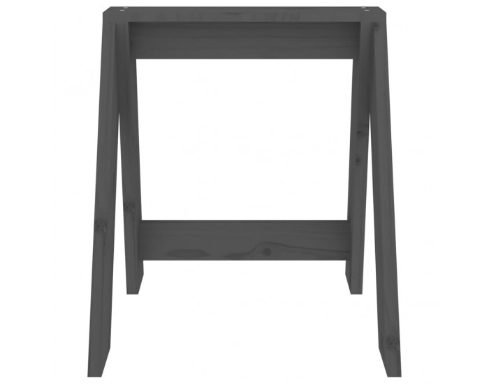 Sonata H Табуретки, 2 бр, сиви, 40x40x45 см, борово дърво масив Sonata H Табуретки, 2 бр, сиви, 40x40x45 см, борово дърво масив