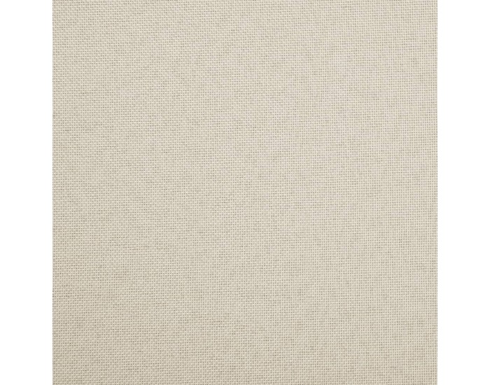 Sonata H Сгъваема табуретка за съхранение, кремавобяла, изкуствен лен