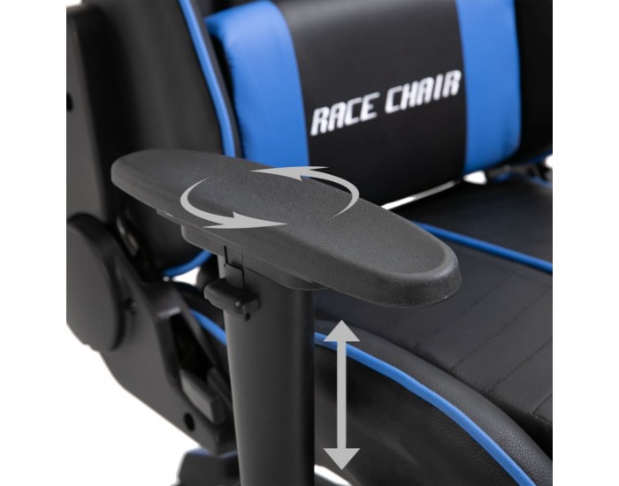 Sonata H Геймърски стол, синьо, изкуствена кожа