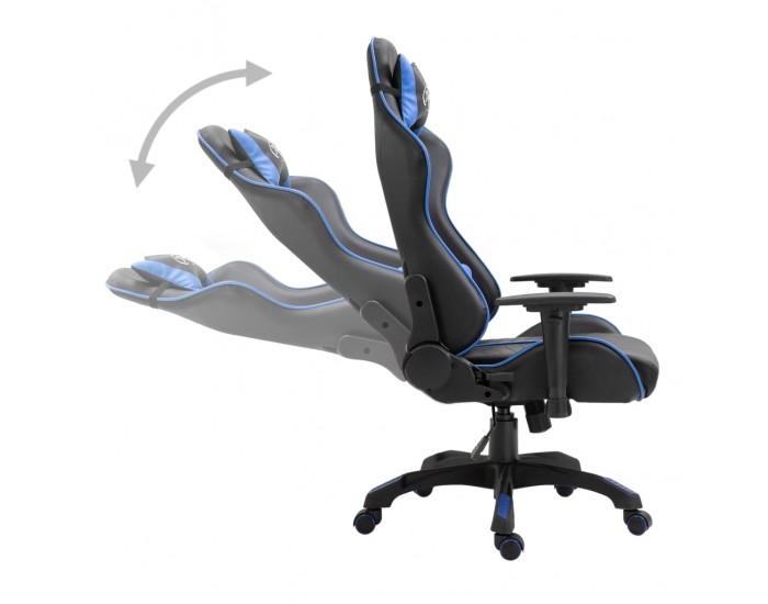 Sonata H Геймърски стол, синьо, изкуствена кожа