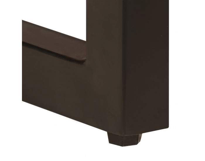 Sonata H Маса за кафе, 100x50x35 см, мангово дърво масив и стомана