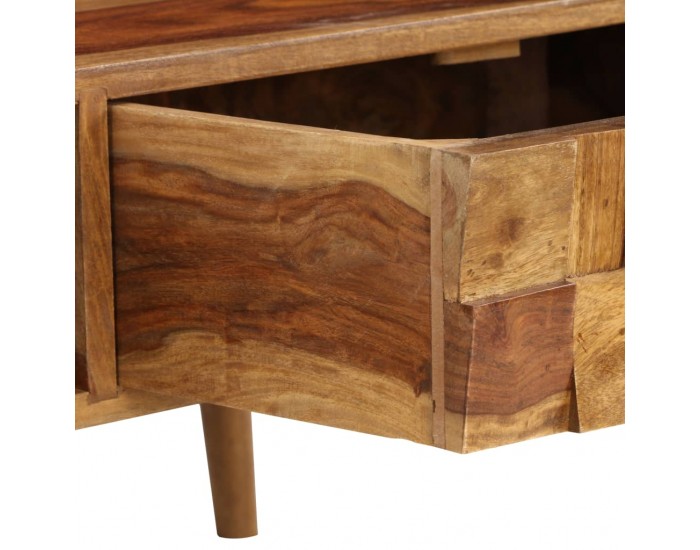 Sonata H Маса за кафе, шишам масив, финиш цвят пчелен мед, 110x50x37 cм