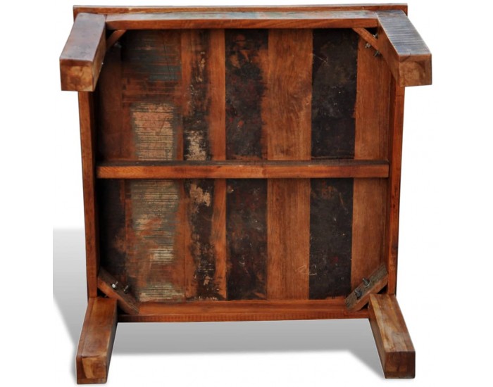 Sonata H Холна маса от регенерирано дърво, квадратна