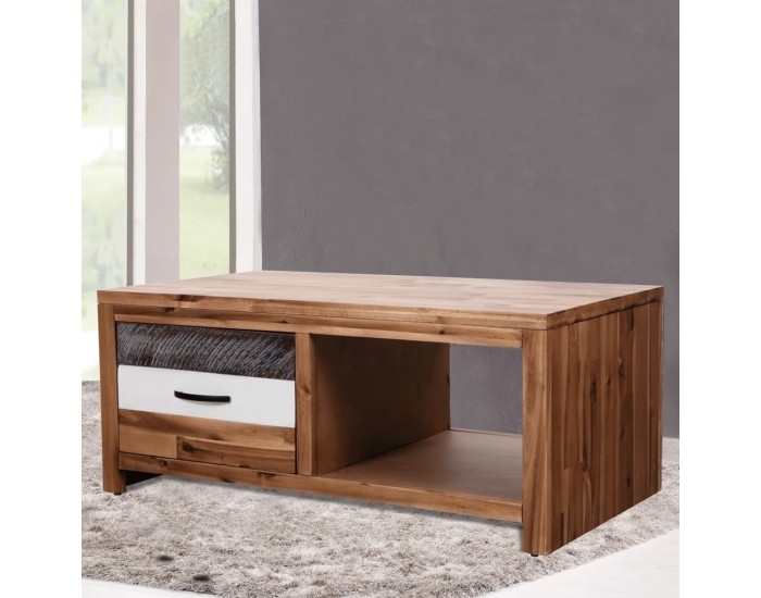 Sonata H Маса за кафе, акациево дърво, 90x50x37,5 cм