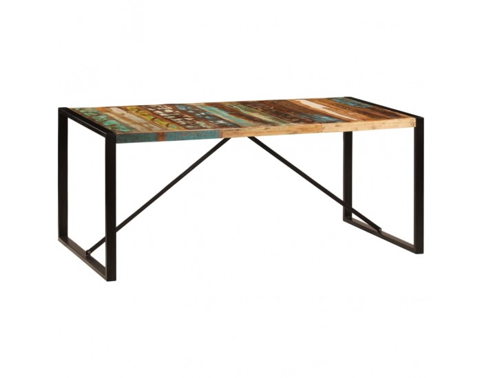 Sonata H Трапезна маса, 180x90x75 cм, регенерирано дърво масив