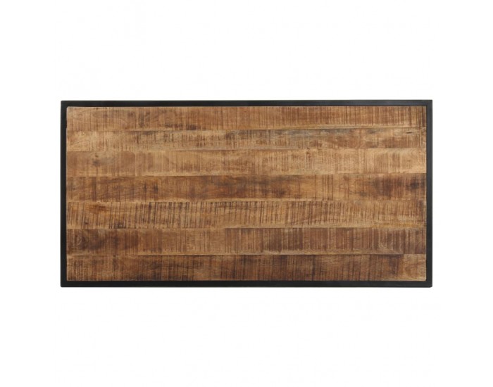 Sonata H Трапезна маса, 120 cм, грубо мангово дърво