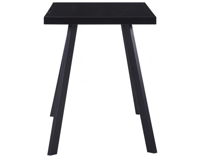 Sonata H Трапезна маса, черна, 120x60x75 см, закалено стъкло