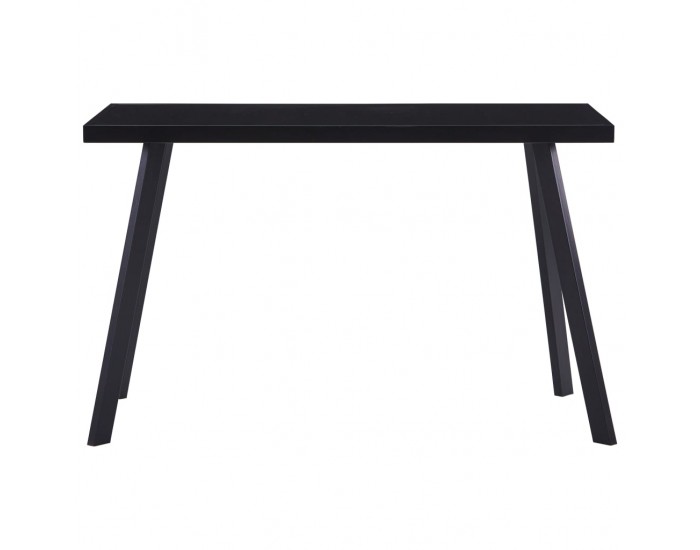 Sonata H Трапезна маса, черна, 120x60x75 см, закалено стъкло