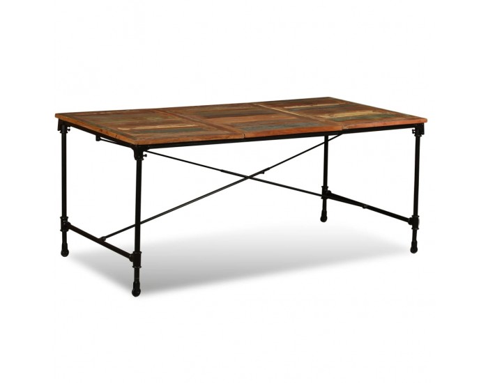 Sonata H Трапезна маса, регенерирано дърво масив, 180 cм