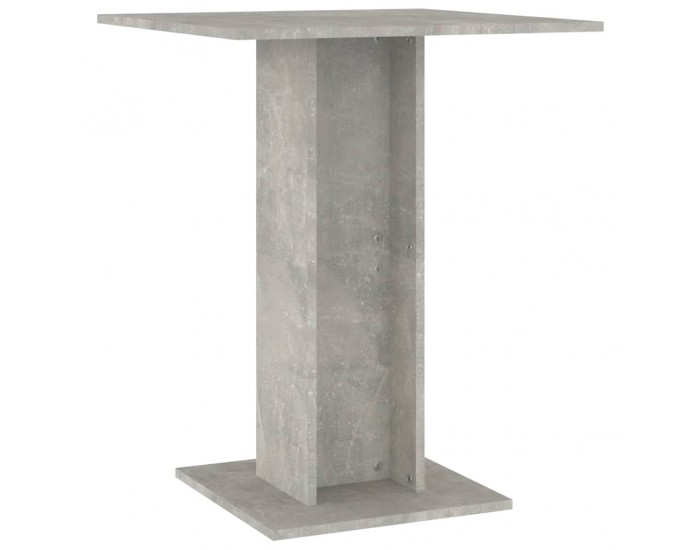 Sonata H Бистро маса, бетонно сива, 60x60x75 см, инженерно дърво