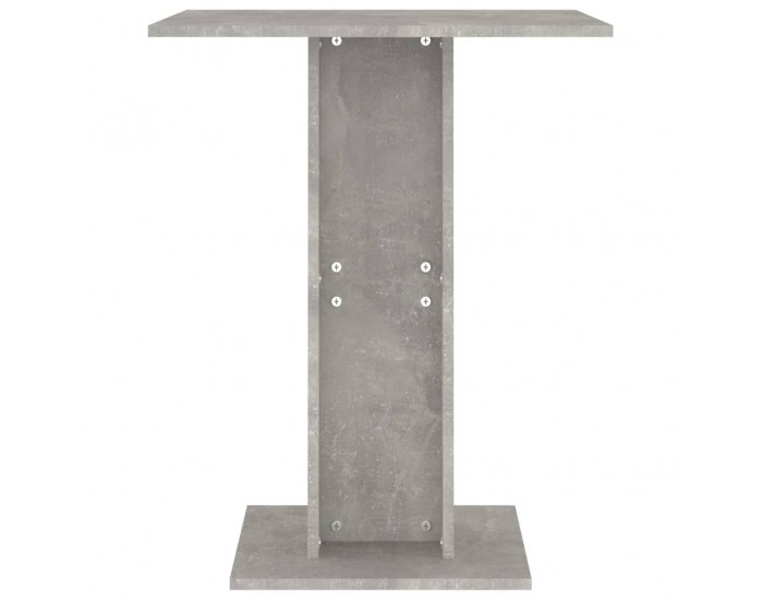 Sonata H Бистро маса, бетонно сива, 60x60x75 см, инженерно дърво