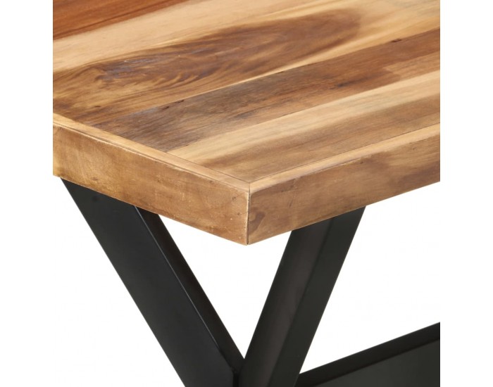 Sonata H Трапезна маса, 120x60x75 см, масивно дърво с меден финиш