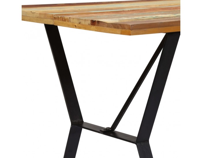 Sonata H Трапезна маса, 140x80x76 cм, регенерирано дърво масив