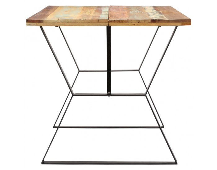 Sonata H Трапезна маса, 140x80x76 cм, регенерирано дърво масив