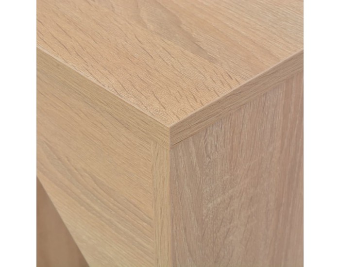 Sonata H Бар маса с подвижен рафт, дъб, 138x39x110 см